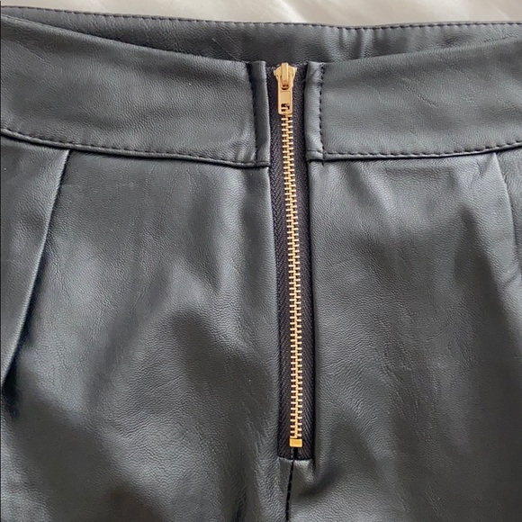 PRICED TO SELL - Vegan Leather Skirt - Picture 5 of 6